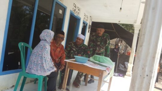 SATGAS TMMD 106 GELAR KOMSOS PERERAT KEMANUNGGALAN TNI DAN RAKYAT.
