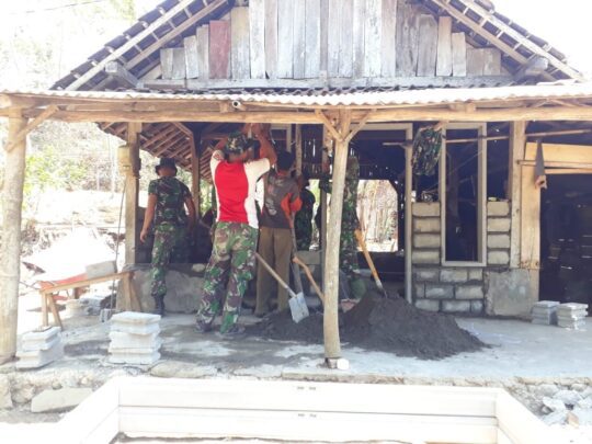 Rumah Mbok Painem jadi sasaran RTLH TMMD 106