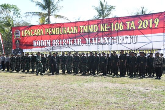 Pok Tuud Kodim Ajak Anggota dalam Penyiapan Pembukaan TMMD 106