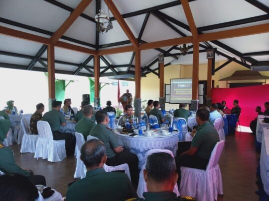 Terima Paparan Dansatgas TMMD, Danrem 081/Dsj Tekankan Pemantapan Kemanunggalan TNI-Rakyat