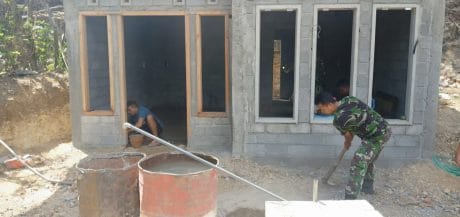 TMMD, Kodim 0818 Kab.Malang-Batu Bedah Rumah Warga