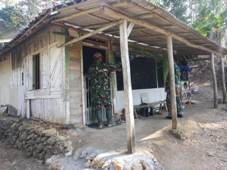 Satgas TMMD 106 Cek Lokasi Pengerjaan Fisik