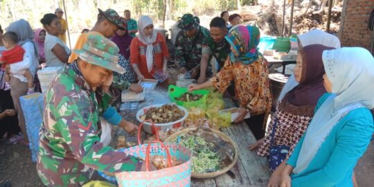 Jambanisasi TMMD Kodim Kab Malang, Upaya Tingkatkan Pola Hidup Sehat Warga Kedungsalam