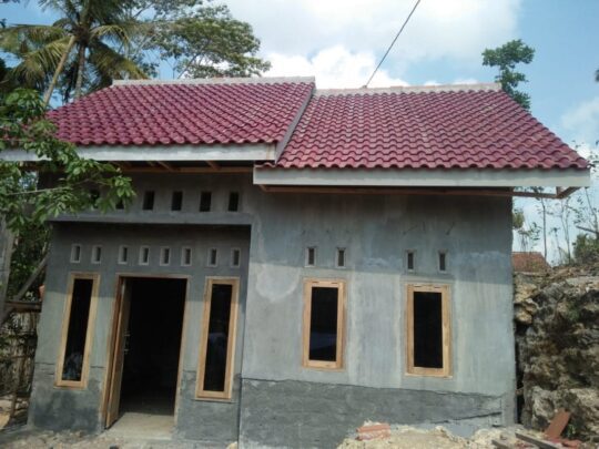 TMMD Donomulyo Terlihat Tampak Depan Rumah Cantik Pak Ismanto