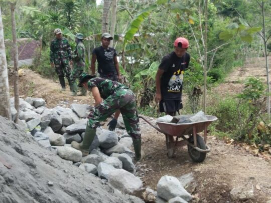 Pasokan Material dalam Kegiatan TMMD 106