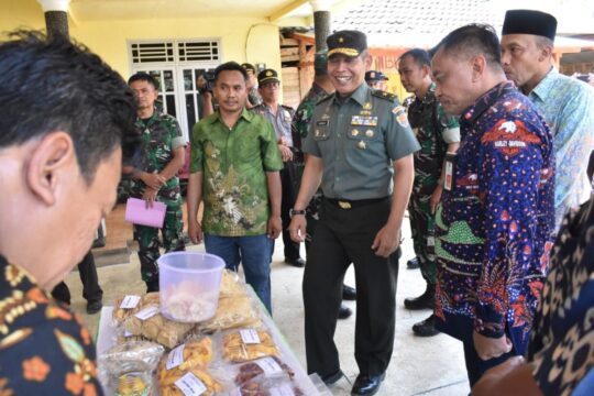 Tim Wasev Sterad Meninjau Hasil Karya Bimtek TMMD 106 di Desa Kedungsalam