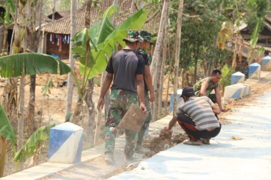 Bahu Jalan Dusun Dalangan Sasaran Over Prestasi TMMD ke 106