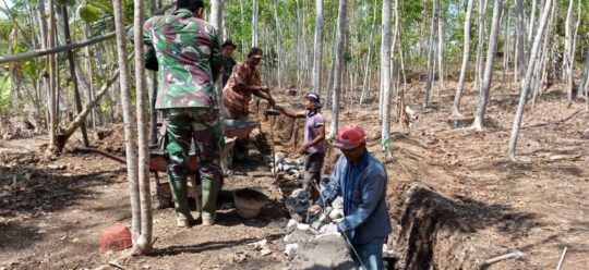 KELANJUTAN PLENGSENGAN, TMMD REG KE 106 KODIM 0818 MALANG-BATU DI DONOMULYO