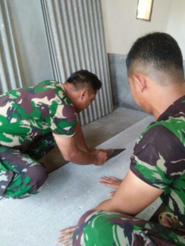 Kekompakan Satgas TMMD 106 Kodim 0818