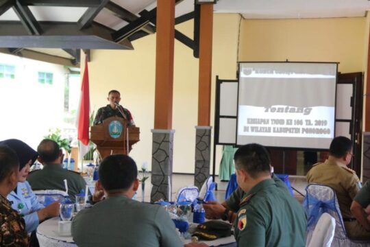 Dansatgas TMMD ke 106 Berikan Paparan Kesiapan Pelaksanaan Kegiatan