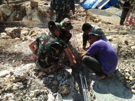 Rumah Mbah Painem Sudah Mulai di Pondasi