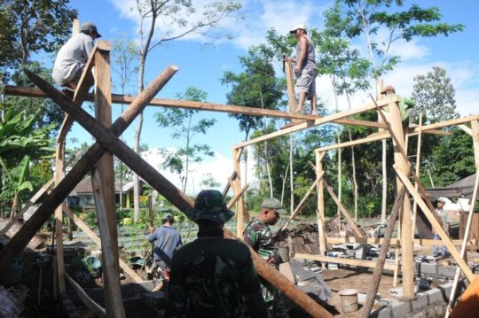 Rumah Sriyati yang Kecil, Kini Dapat Program TMMD 106