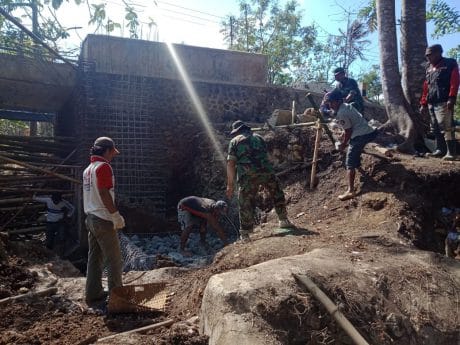 Sasaran Fisik Mulai Dikerjakan oleh Satgas tMMD 106 Kodim 0818