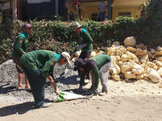 Perangkat Desa Memiliki Peranan Penting Sukseskan TMMD