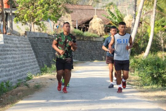 Di Lokasi TMMD Ke 106, Anggota Yonif 511/DY Tetap Laksanakan Binsik