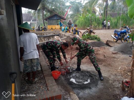 Tahap Finishing RTLH jelang pembukaan TMMD 106 Esok Hari