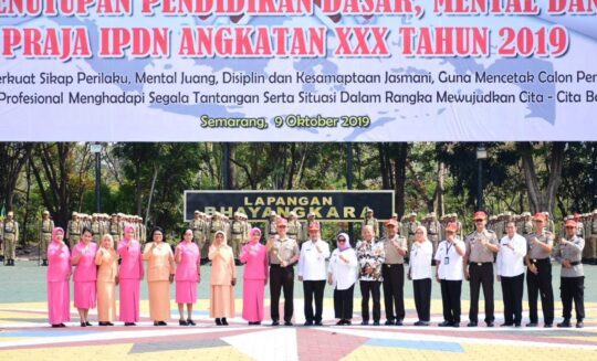 Gubernur Akpol Menyelenggarakan Tupdik Diksarmendipra IPDN Angkata XXX TA 2019