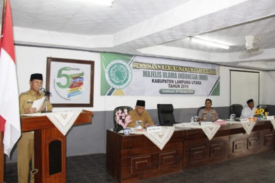 Plt Bupati Lampura: Pembinaan Kerukunan Umat Beragama Ciptakan keharmonisasian