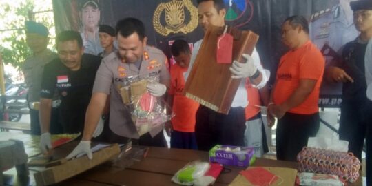Polres Trenggalek Tangkap Pelaku Judi Klethek