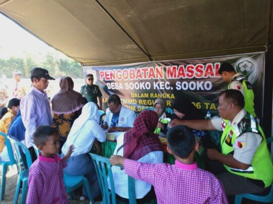 Satgas TMMD ke 106 Kembali Hadirkan Pengobatan Gratis
