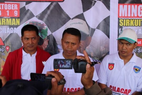 HUT TNI ke 74, Kodim 0703 Cilacap Gelar Road Race Motor Bebek 2T Dan 4T