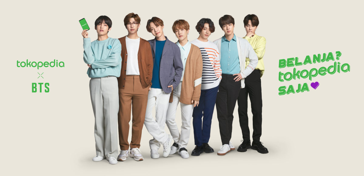 Tokopedia Umumkan Boyband K-pop BTS sebagai Brand Ambassador
