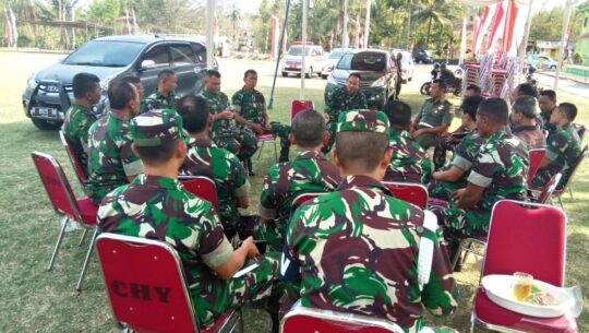 Jelang Acara Pembukaan TMMD 106 Kodim Cilacap, Kasdim Kumpulkan Anggotanya