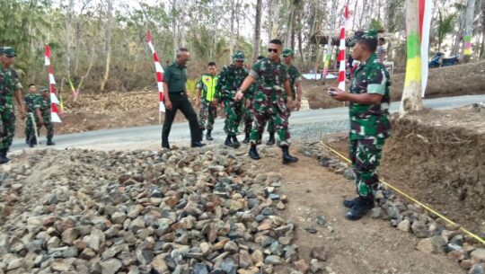 Dandim Cilacap Cek Langsung Persiapan TMMD 106 di Desa Cilibang