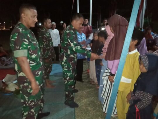 Kasdim Cilacap Santuni Anak Yatim di Desa Cilibang