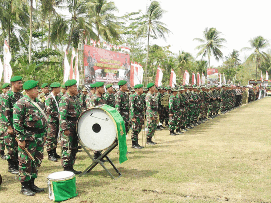 TMMD 106 Kodim Cilacap Resmi Dibuka Oleh Wakil Bupati Cilacap