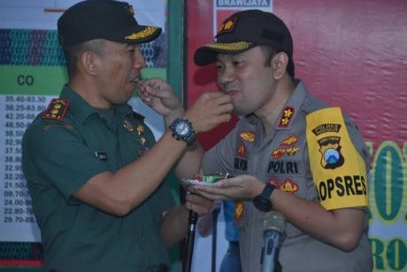 Memeriahkan HUT ke-74 TNI, Kodim Trenggalek  Gelar Pesta Bersama Kapolres Trenggalek Dan Rekan Media.