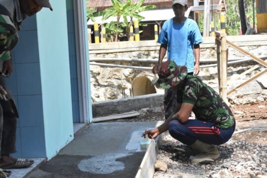 MCK Umum Satgas TMMD Ke 106 Ds Sumbersih Tinggal Finishing