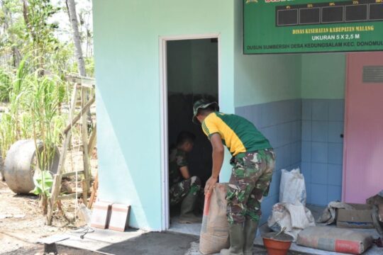 MCK Umum Satgas TMMD Ke 106 Tinggal Finishing