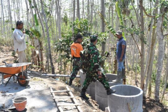 PEMBANGUNAN GORONG-GORONG, WARGA BANTU SATGAS TMMD 106