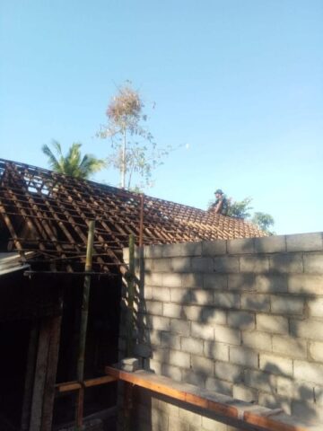 Pemandangan RTLH dipagi Hari