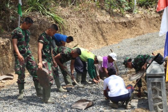 Kemanunggalan TNI Untuk Rakyat, Tak terhitung Jumlah Keringat Yang Bercucuran