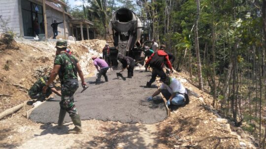 JAVA MIK SANGAT MENDUKUNG KERJA SATGAS TMMD 106 KODIM 0818/MALANG – BATU