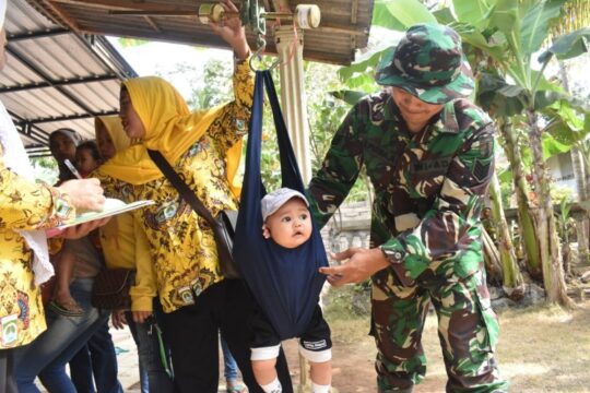 Pendampingan kegiatan posyandu