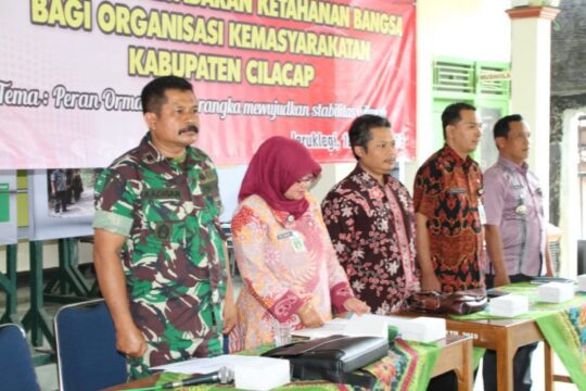 Kesbangpol Pemkab Cilacap, juga Beri Sosialisasi ke Lokasi TMMD 206 Kodim Cilacap.