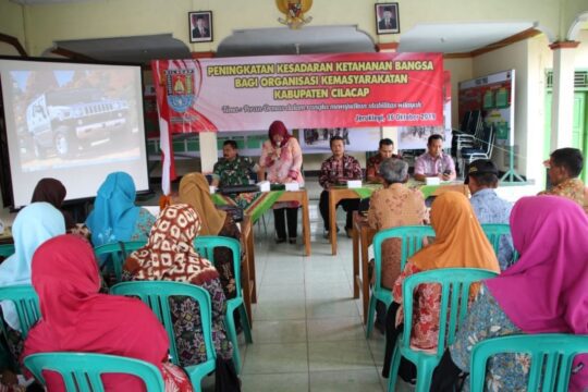 Sosialisasikan Tingkatkan Kesadaran Berbangsa dan Bernegara Pada Warga Desa Cilibang