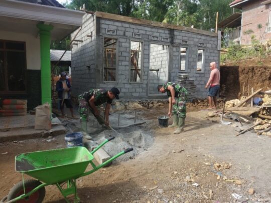 RTLH, SATGAS TMMD REG KE 106 KODIM 0818 MALANG-BATU terus dikebut