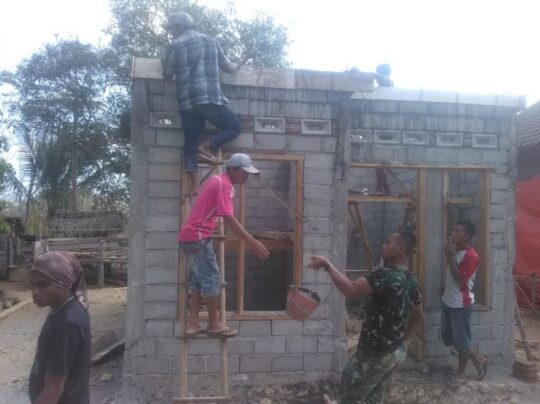 RTLH PAK BOYANI, SATGAS TMMD REG KE 106 KODIM 0818 MALANG-BATU