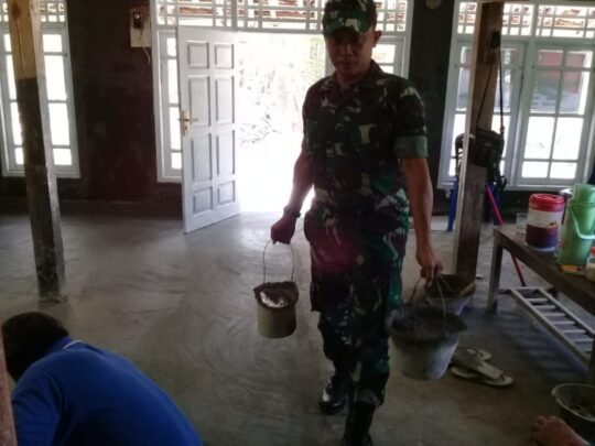 Sertu Mulyono, Satgas TMMD 106 Cilacap Bantu Percepat Pembangunan RTLH