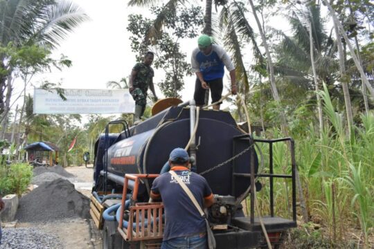 Kebutuhan TMMD Andalkan Air Tengki