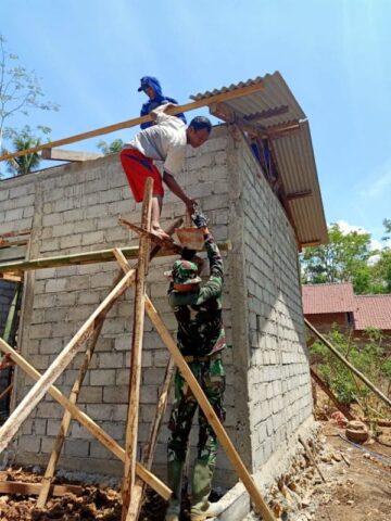 Kelanjutan Satgas TMMD 106 dengan RTLH