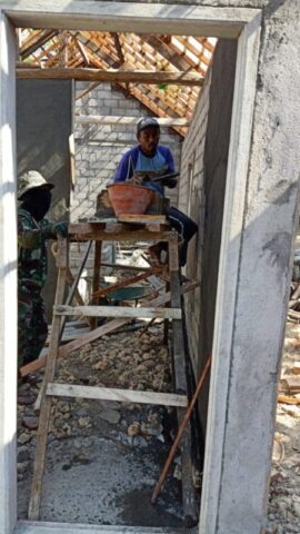 RTLH PAK SUMADI DALAM TMMD REG KE 106 KODIM 0818 MALANG-BATU