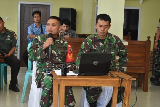 Muspida Kab. Malang Menerima Paparan Danki Satgas TMMD 106 Kodim 0818
