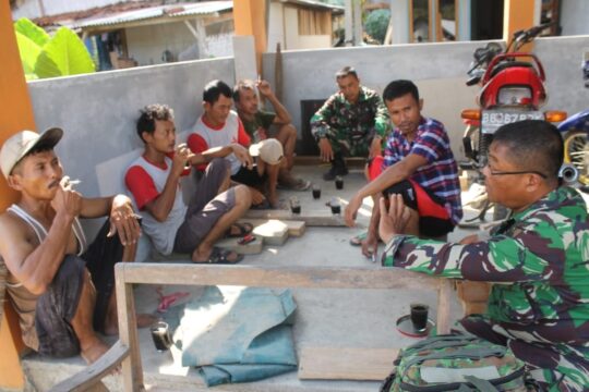 Wujud Kemanunggalan TNI Dan Rakyat, Saat Membahas Kegiatan Lanjutan TMMD Besok