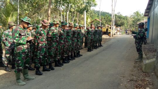 Koordinasi Satgas TMMD, Jelang Laksanakan Kerja Bakti di RTLH