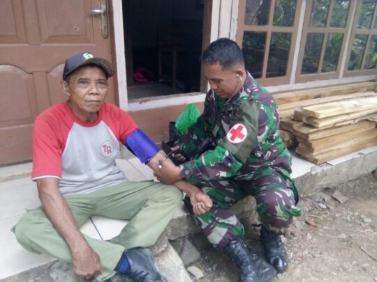 Tim Medis Satgas TMMD 106 Kodim Cilacap Datang, Warga Senang